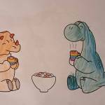 Momo Fan art submission - hot chocolate by Claudia, age 7